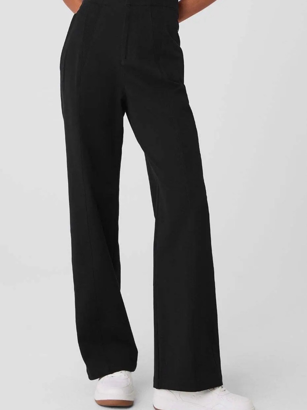 ALO Yoga Women's black Moto Trouser